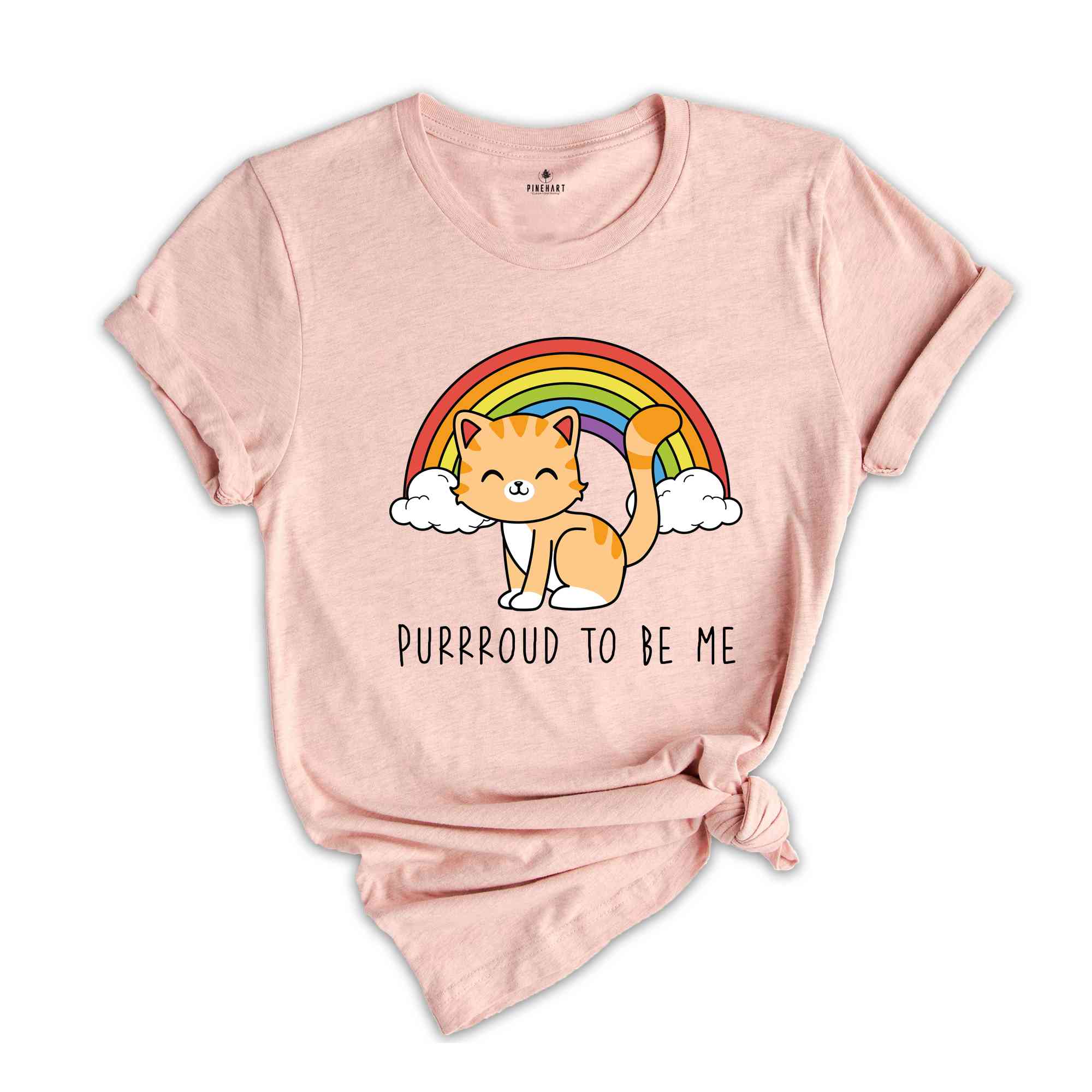 Purrroud To Be Me Shirt, Animal Lover Shirt, Cute LGBT Shirt, Pride Rainbow Shirt, Cat Lover Shirt, LGBTQ Pride Shirt, Cat Shirt