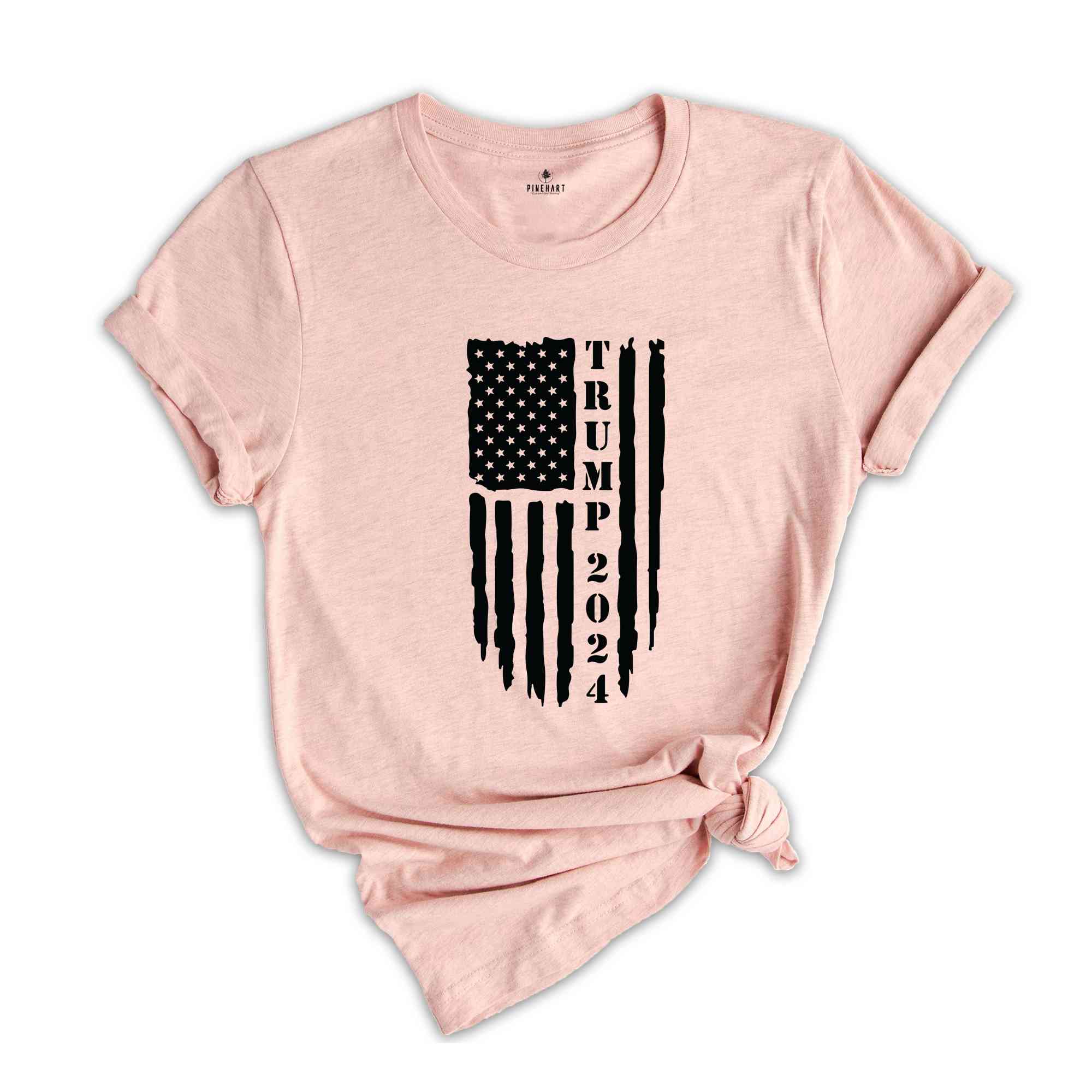 Trump 2024 American Flag T-Shirt, Trump Shirt, Election T-Shirt, Patriotic Gifts, Trump Voting Shirt, Republican Shirt