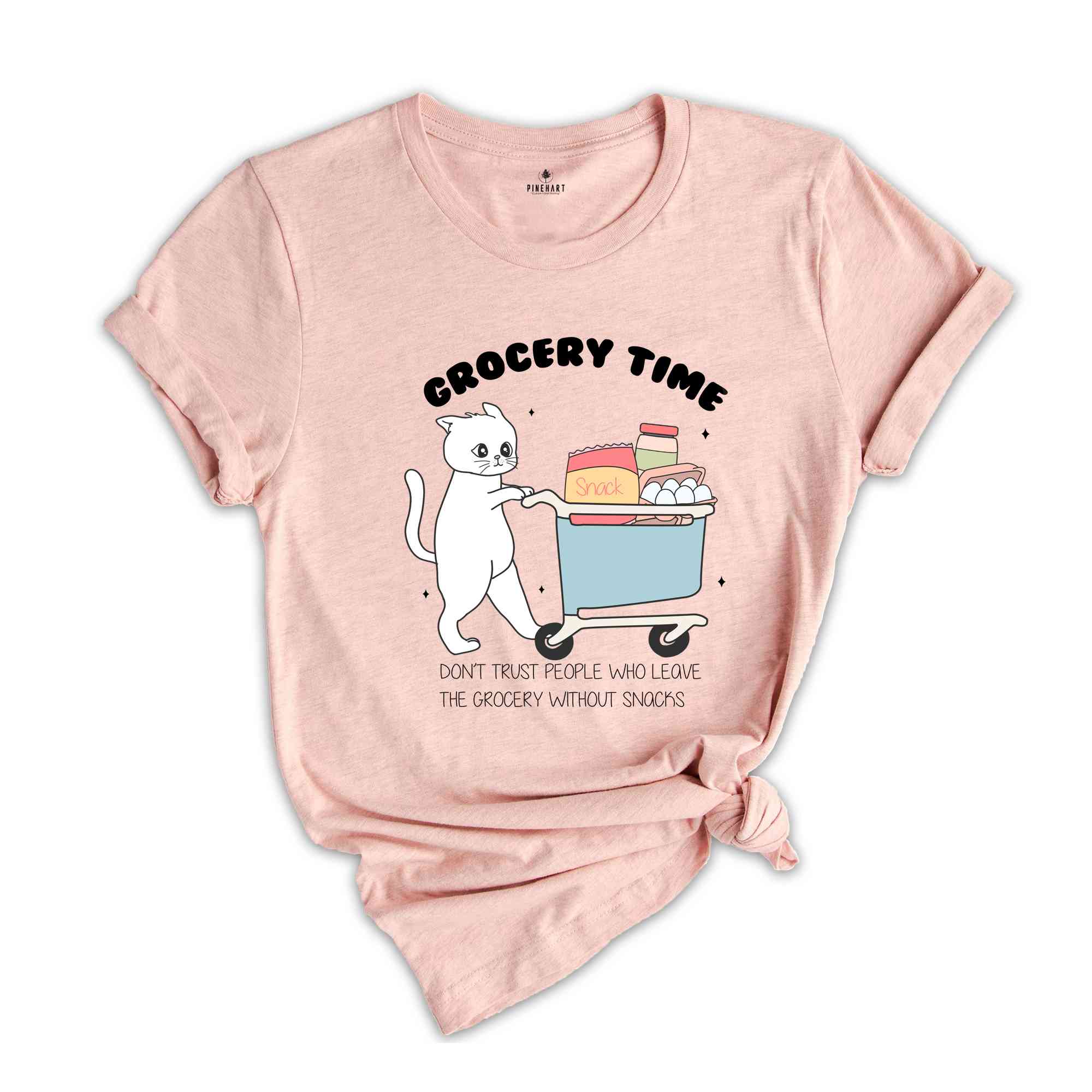 Grocery Time Shirt, Funny Cat Shirt, Cat Quote Shirt, Funny Cat Meme Shirt, Cat Lover Shirts, Funny Market Shirt