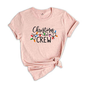 Christmas Crew Light Shirt, Christmas Gift Shirt, Christmas Matching Shirt, Christmas Crew Shirt, Christmas Squad, Xmas Shirt