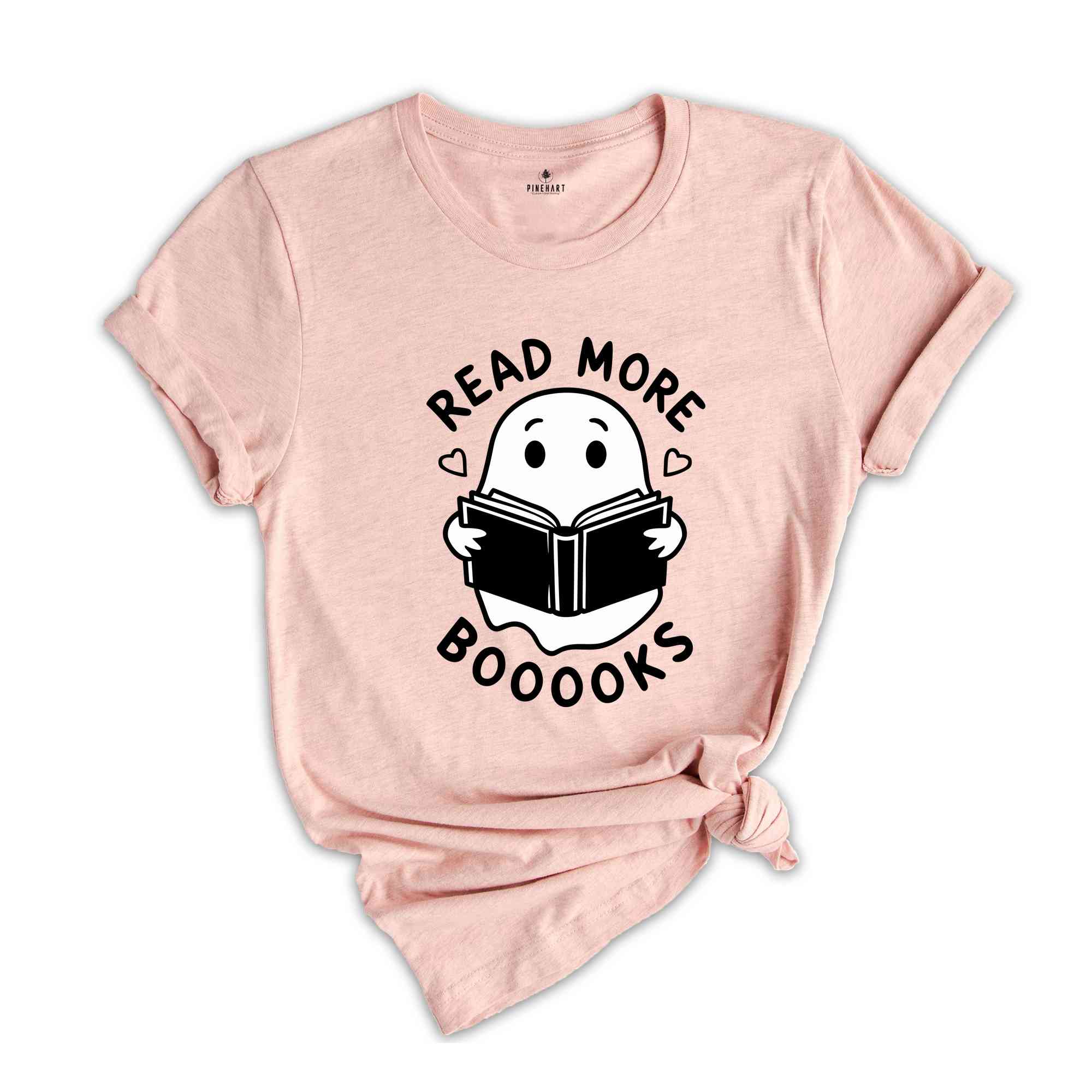 Read More Booooks Shirt, Spooky Season Shirt, Cute Spooky Teacher Shirt, Librarian Shirt, Teacher Halloween Shirt, Ghost Book Shirt