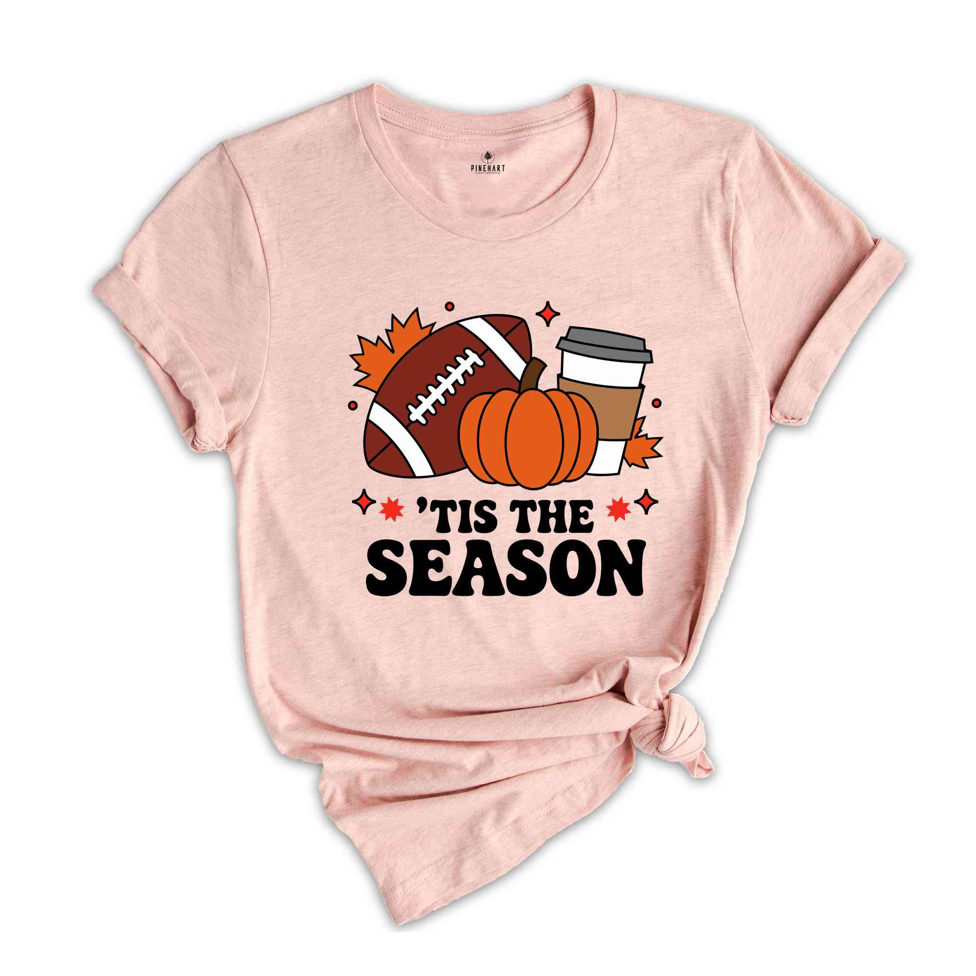 Tis The Season Shirt, Thanksgiving Pumpkin Shirt, Fall Shirts, Fall Gifts, Gameday Fall Shirt, Fall Vibes Shirt, Autumn Shirt