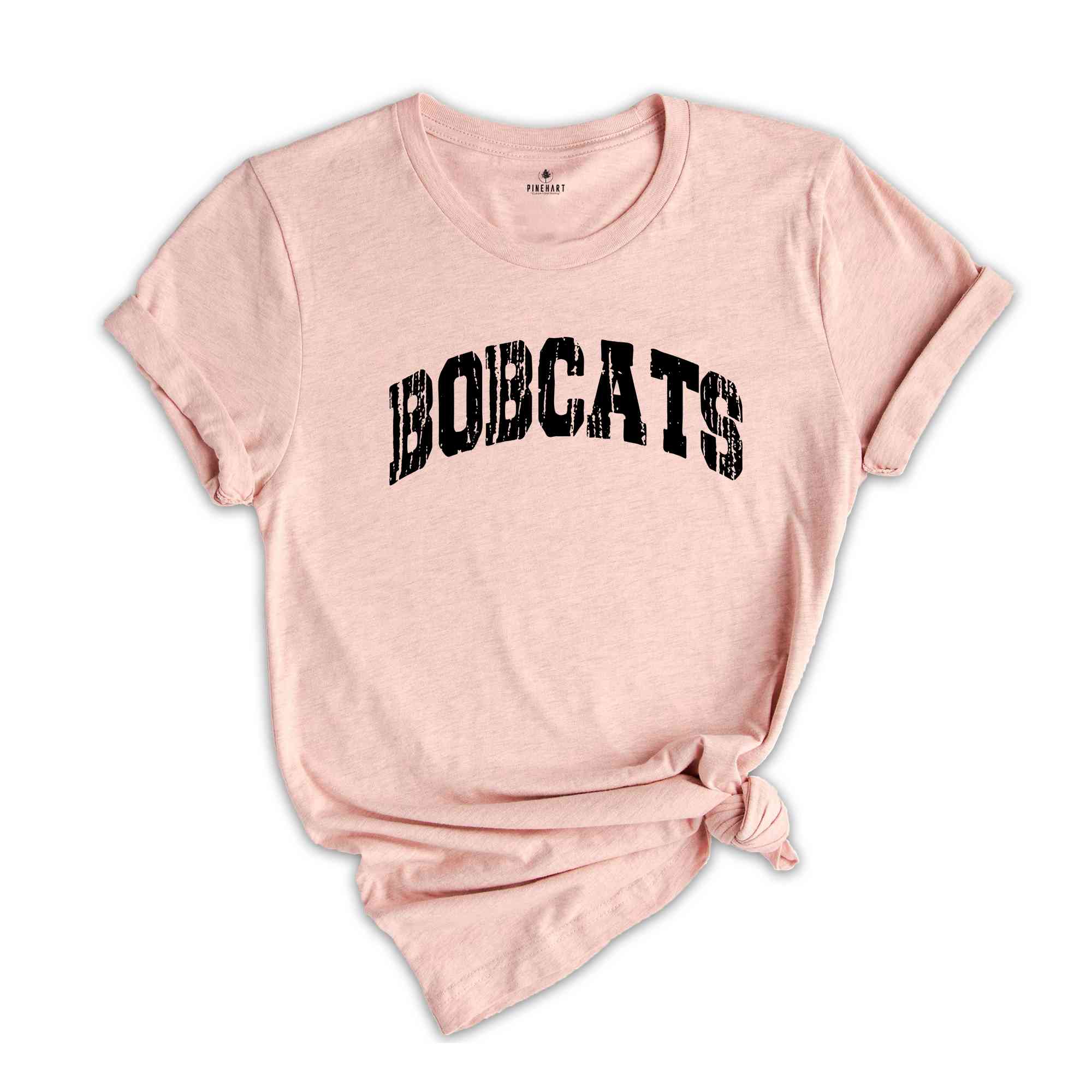 Distressed Mascot Shirt, Bobcats Mascot Shirt, Bobcats Team Spirit Shirt, Bobcats Fan Shirt, Bobcats School Shirt, Bobcats School Spirit