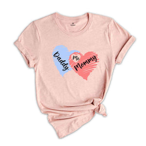 Daddy Mommy and Me Shirt, Mommy And Daddy To Be Matching Shirt, Family Matching Gift, Cute Family Tee