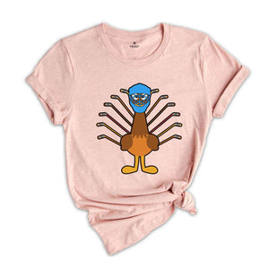 Thanksgiving Ice Hockey Turkey Shirt, Hockey Player Shirt, Thanksgiving Shirt, Thanksgiving Gift, Turkey Day Shirt, Hockey Lover Shirt