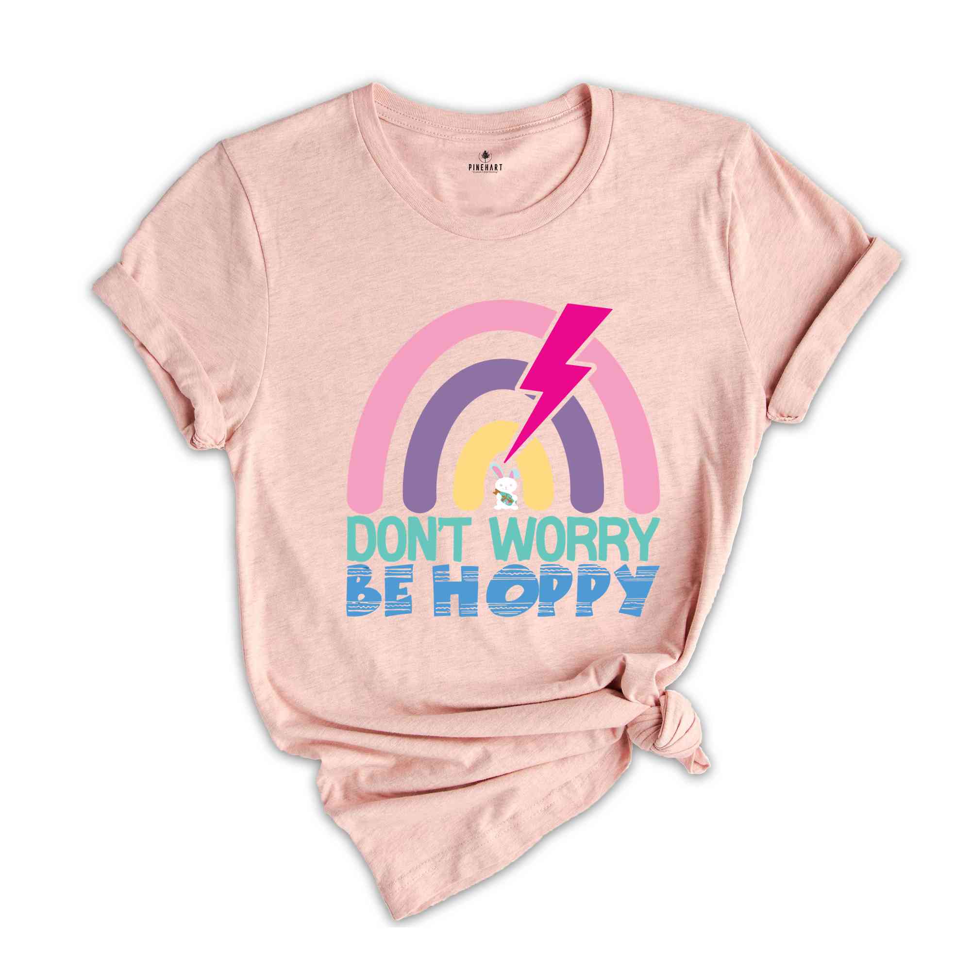 Don't Worry Be Hoppy Shirt, Student Shirt, Cute Easter Shirt, Happy Easter Day, Gift For Student, Easter Peeps Shirt, Easter Bunny