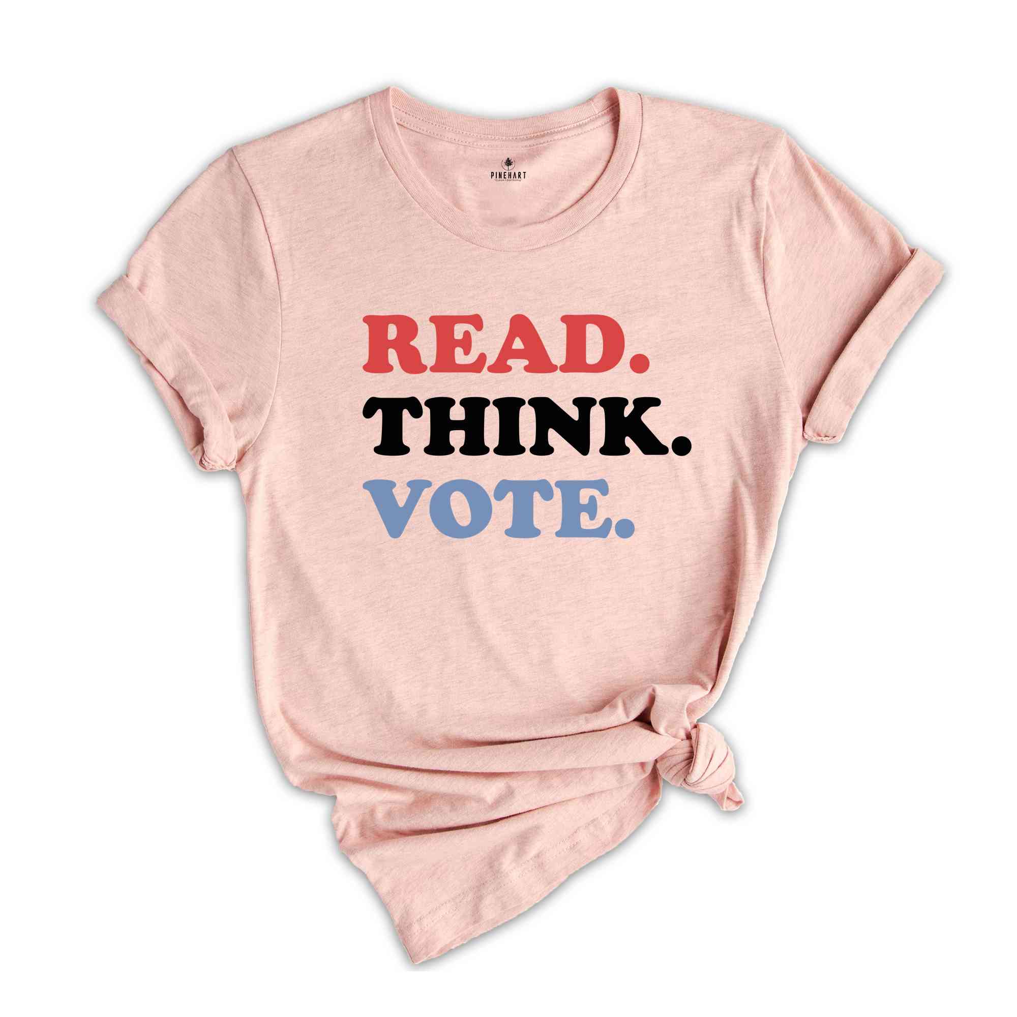 Read Think Vote Shirt, Madam President Shirt, Vote Women Democratic, Election 2024 Shirt, Kamala Harris Gift, Political Shirt