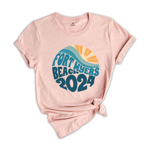 Fort Myers Beach 2024 Shirt, Summer Shirt, Beach Vacation Shirt, Summer Trip 2024 Shirt, Gift For Holiday, Family Vacation Shirts