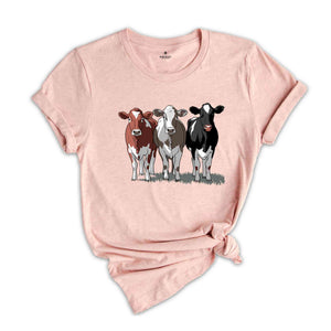 Cows Shirt, Western Shirt, Cow Lover Shirt, Funny Cow Shirt, Farm Lover Shirts, Farm Animal Shirt, Animal Lover Shirt