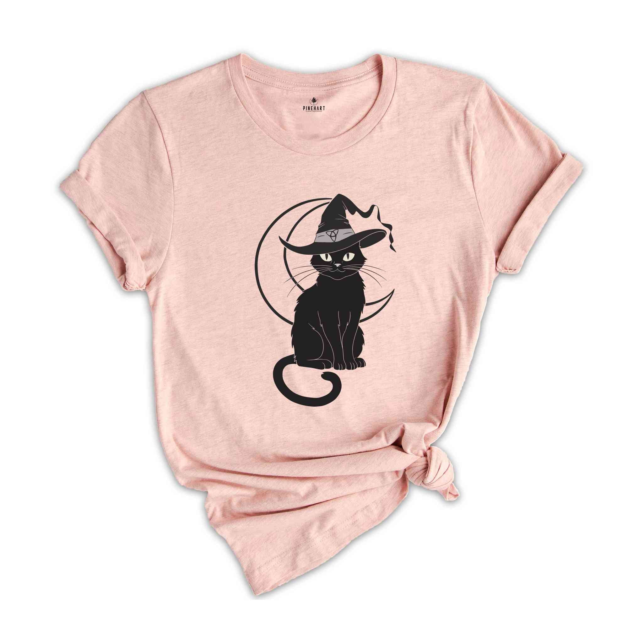 Black Cat Shirt, The Witch Shirt, Witch Shirt, Halloween Black Cat Shirt, Trendy Halloween Shirt, Mom Halloween Shirt, Cat Lover Shirt