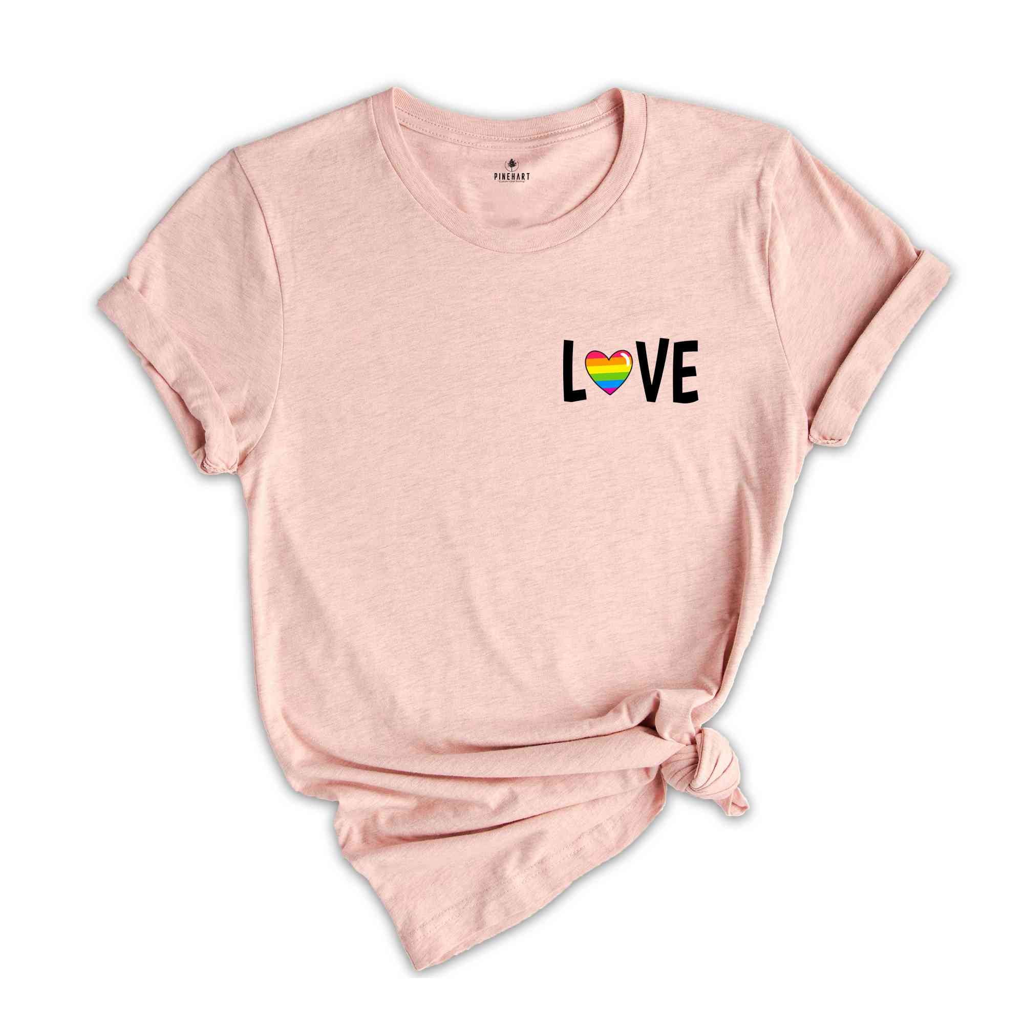 Love Shirt, Pride Month Shirt, LGBTQ+ Shirt, Equality Shirt, Rainbow Flag, Lgbt Pride Shirt, Queer Shirts