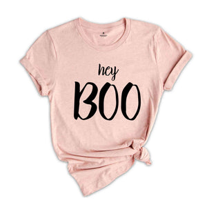 Hey Boo Shirt, Halloween Shirt, Trick or Treat, Fall Teacher Shirt, Custom Halloween Shirt, Halloween Party, Ghost Shirt, Fall Shirt