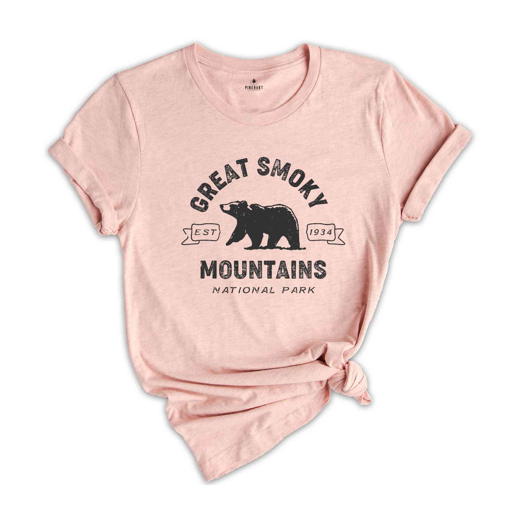 Great Smoky National Park Shirt, Smoky Mountains Hiking Tee, Smoky Mountain Trip T-Shirt, Smoky Mountain Camping Shirt