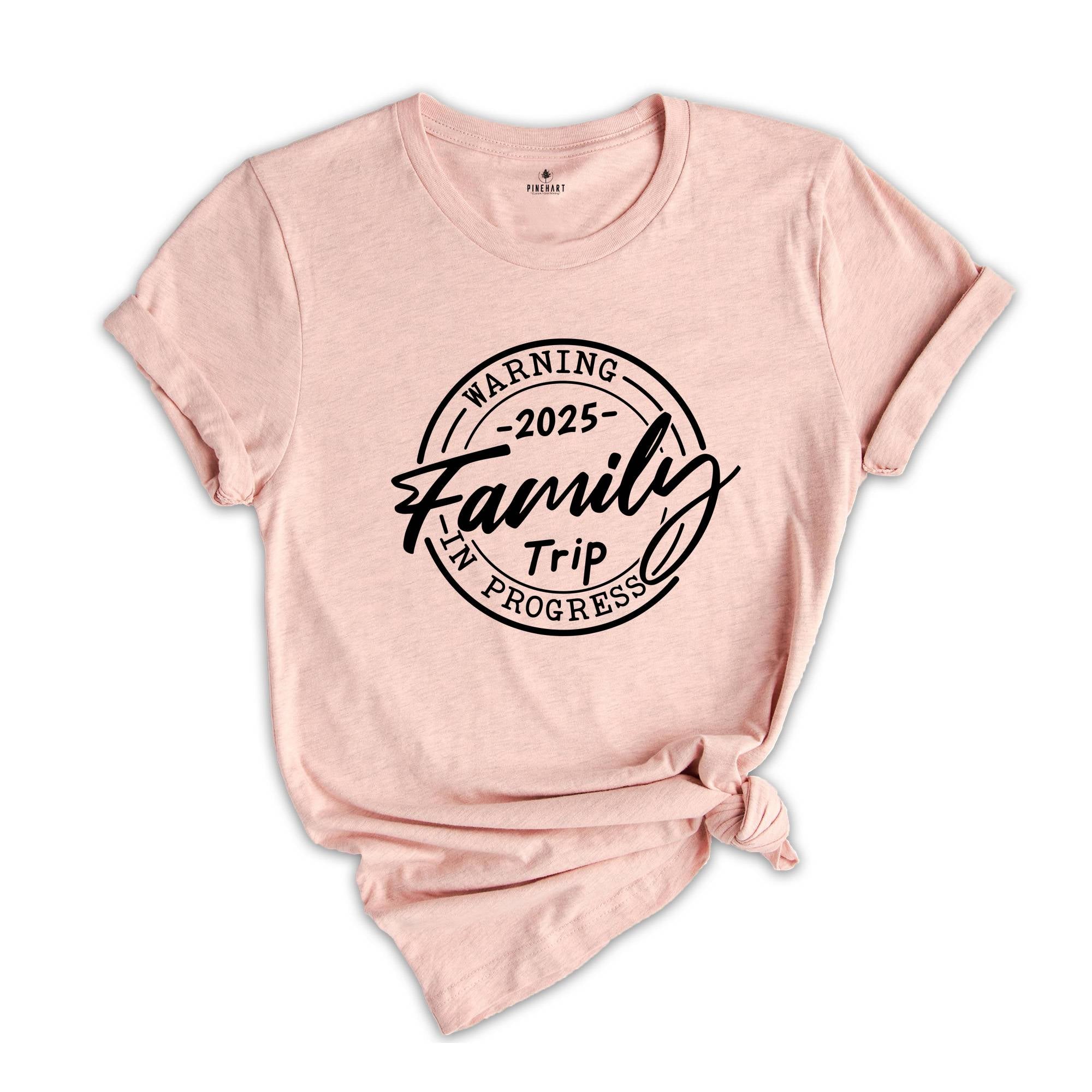 Warning Family Trip In Progress Shirt, Family Trip Shirt, Vacation Shirt, Warning Family Trip, Family Matching Tee