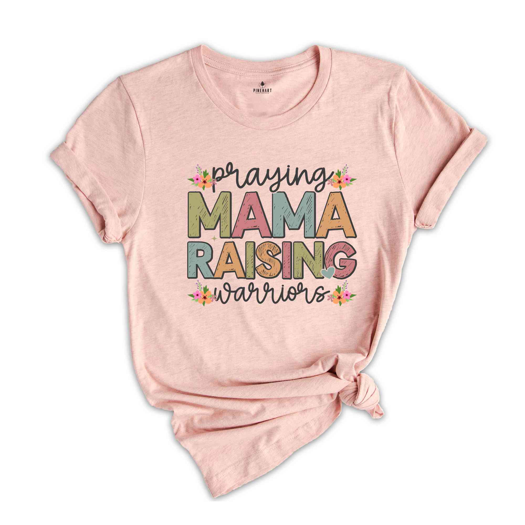 Praying Mama Raising Warriors Shirt, Gift For Mama, Christian Mama Shirt, Church Shirt, Faith Shirt, Religious Shirt, Jesus Shirt