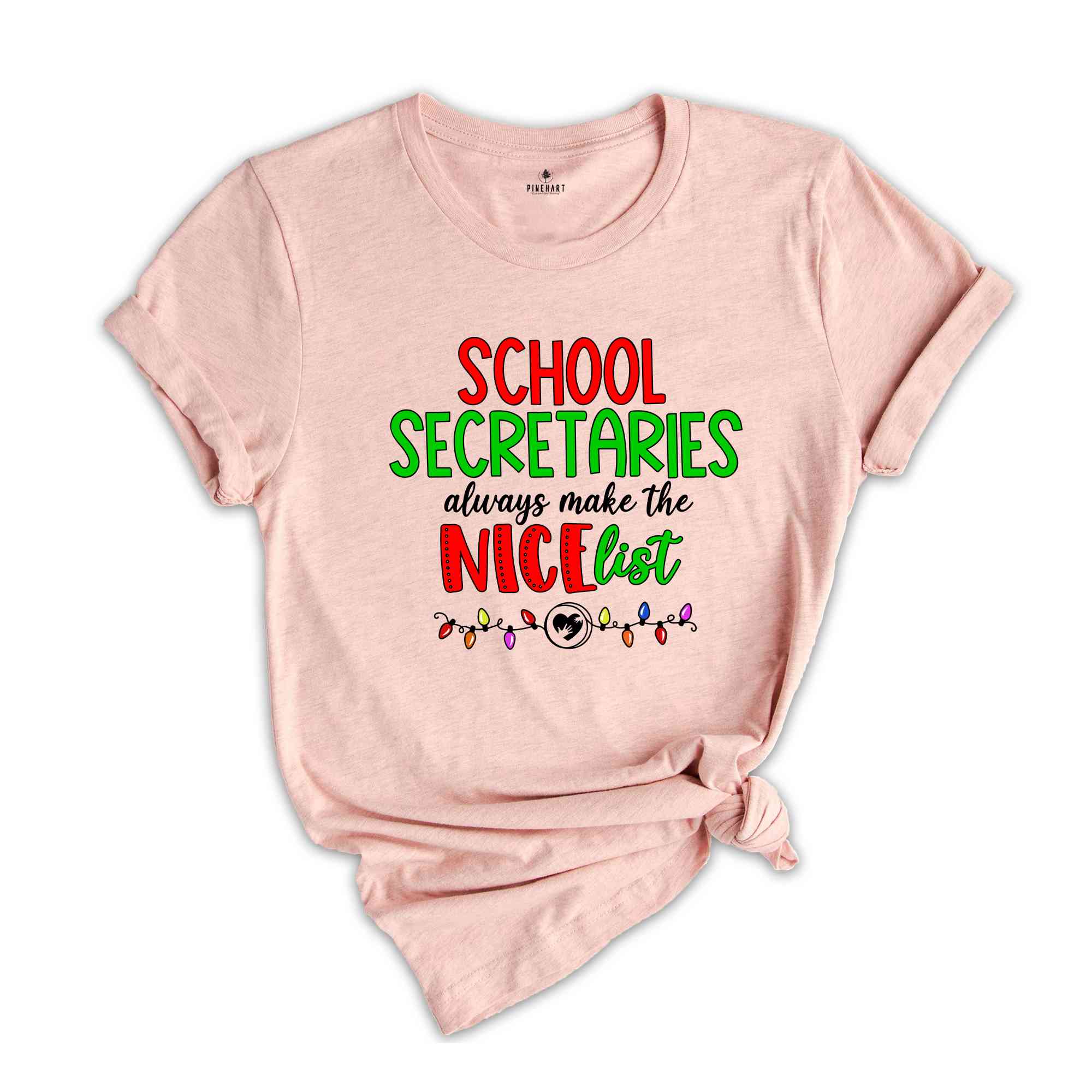 School Secretaries Always Make The Nicelist Shirt, Office Crew Christmas Shirt, Front Office Shirt, Secretary Christmas Shirt, School Crew