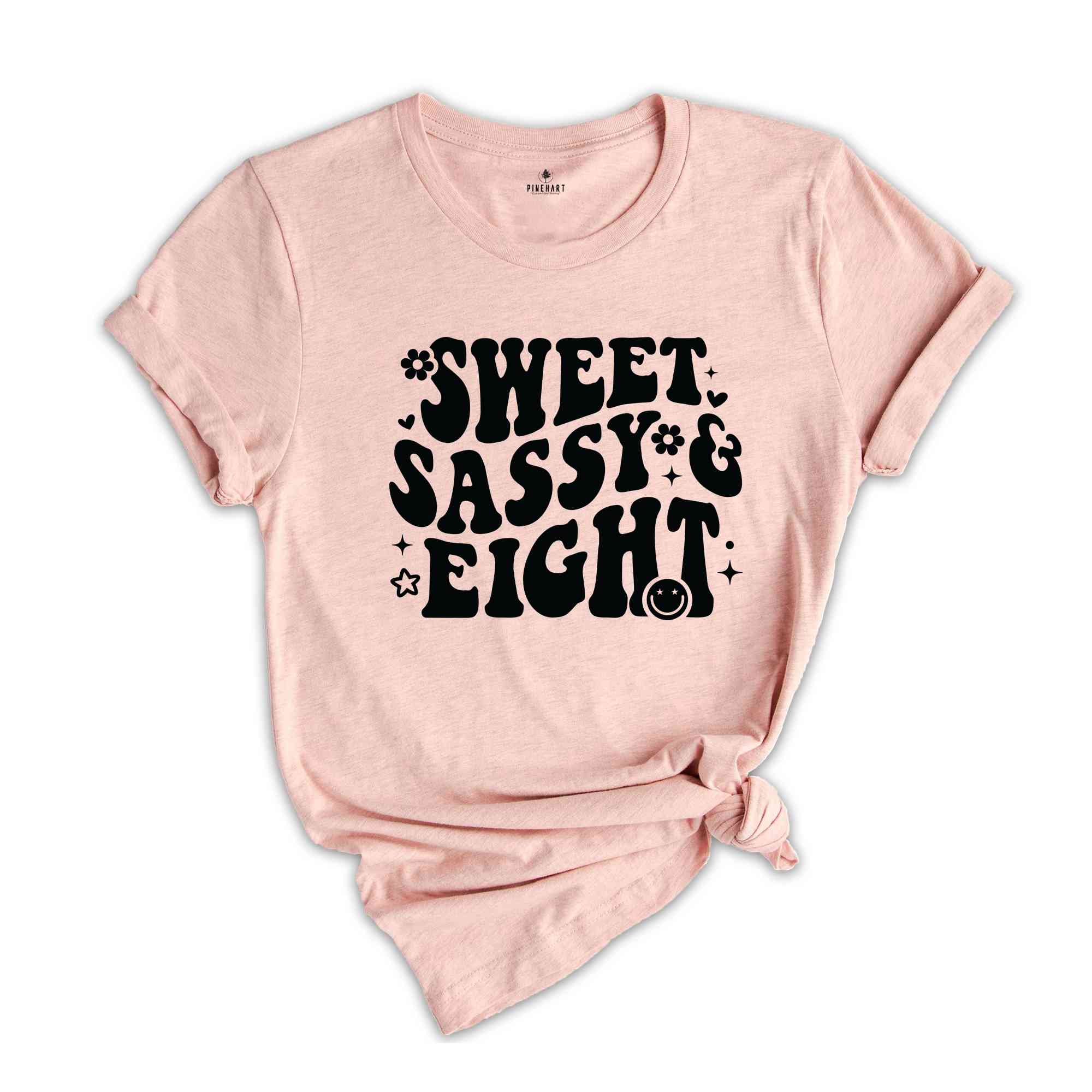 Sweet Sassy Eight Shirt, Birthday Girl Shirt, Cute Birthday Shirt, Tie Dye Shirt, Birthday Party Shirt Girl, Birthday Gift, Kids Tshirt