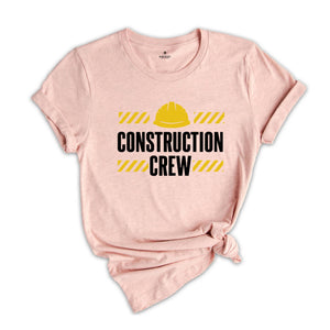 Construction Crew Shirt, Construction Tshirt, Construction Shirt, Construction Party, Construction Worker, Gift for Dad, Structural Engineer