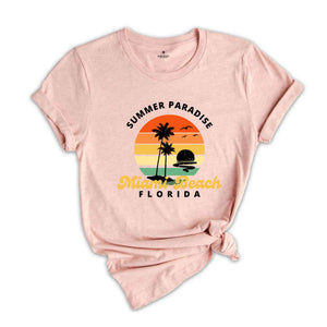 Miami Shirt, Miami Beach Shirt, Miami Lover T-Shirt, Miami Fan Tee, Miami Holiday Shirt, City Of Florida Shirt, Miami Trip Shirt