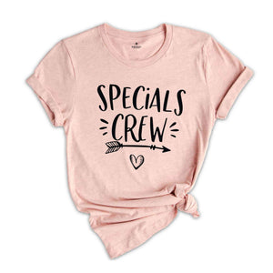 Specials Crew Shirt, Special Teacher T-Shirt, Specials Education Tee, Sped Teacher Shirt, Teacher Gift, Teacher Shirt, Specials Squad