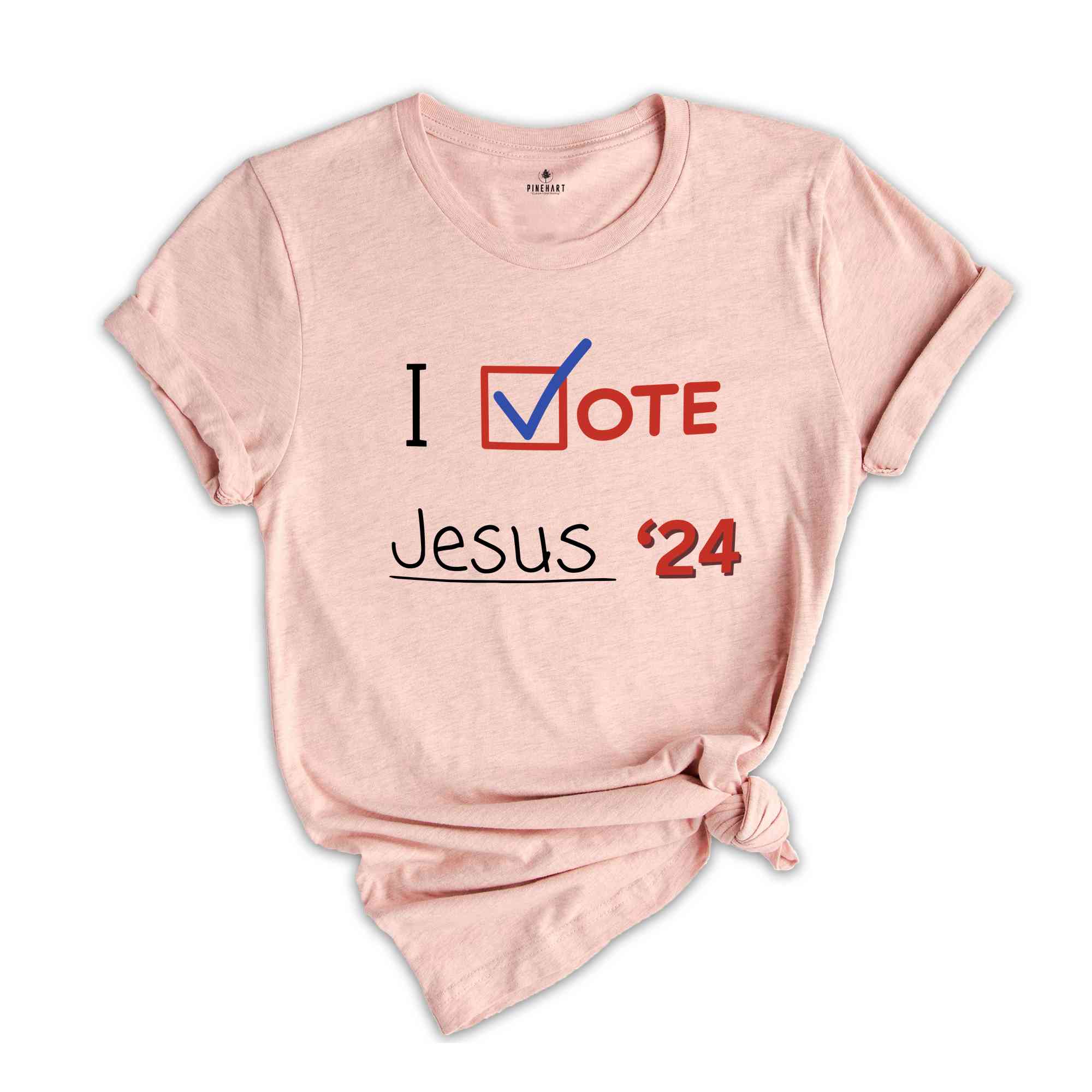 I Vote Jesus 24 Shirt, Election 2024 Shirt, Christian Shirt, Vote For Jesus Shirt, Christian Election shirt