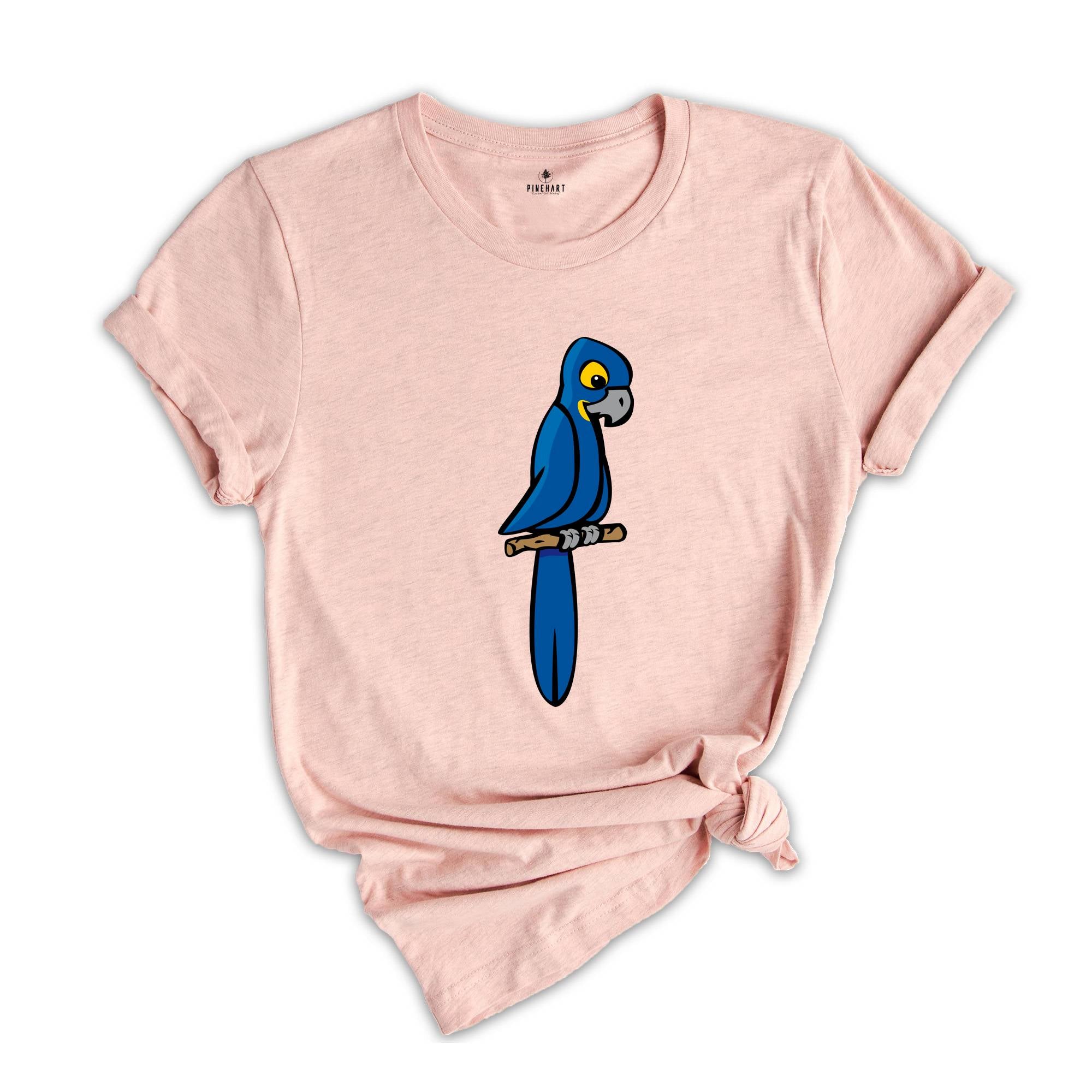 Cute Parrot Shirt, Animal Lover Shirt, Parrot Lover Shirt, Bird Lover Shirt, Nature Lover Shirt, Funny Bird Shirt