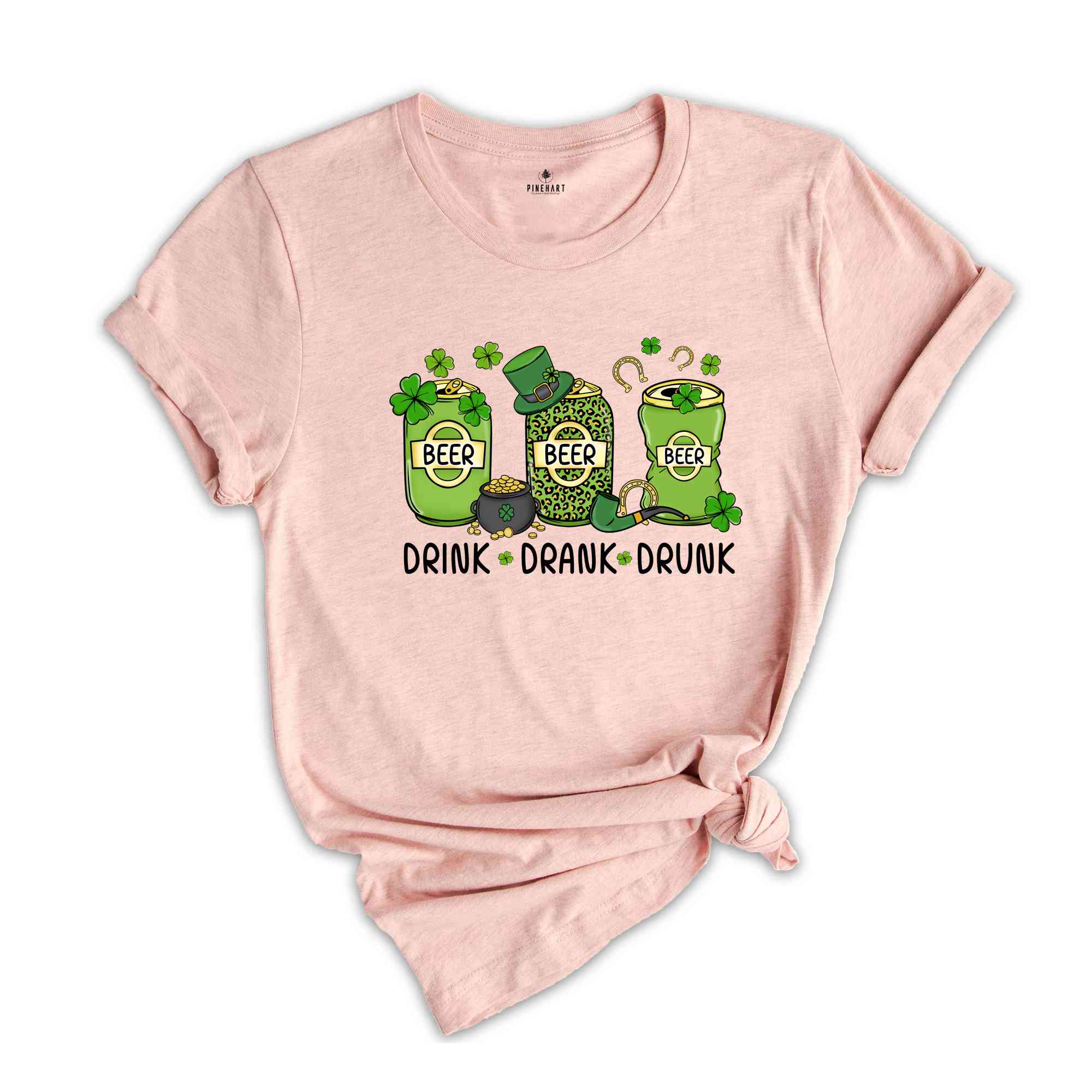 Drink Drank Drunk Shirt, St. Patricks Day, Saint Patricks Day Shirt, Lucky Tshirt, Drunk Shirt, Funny Saint Patrick