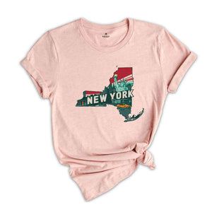 Retro State Of New York Shirt, State Of New York Shirt, State Shirt, New York Shirt, New York Lover Shirt, Family Trip Shirt, Travel Shirt