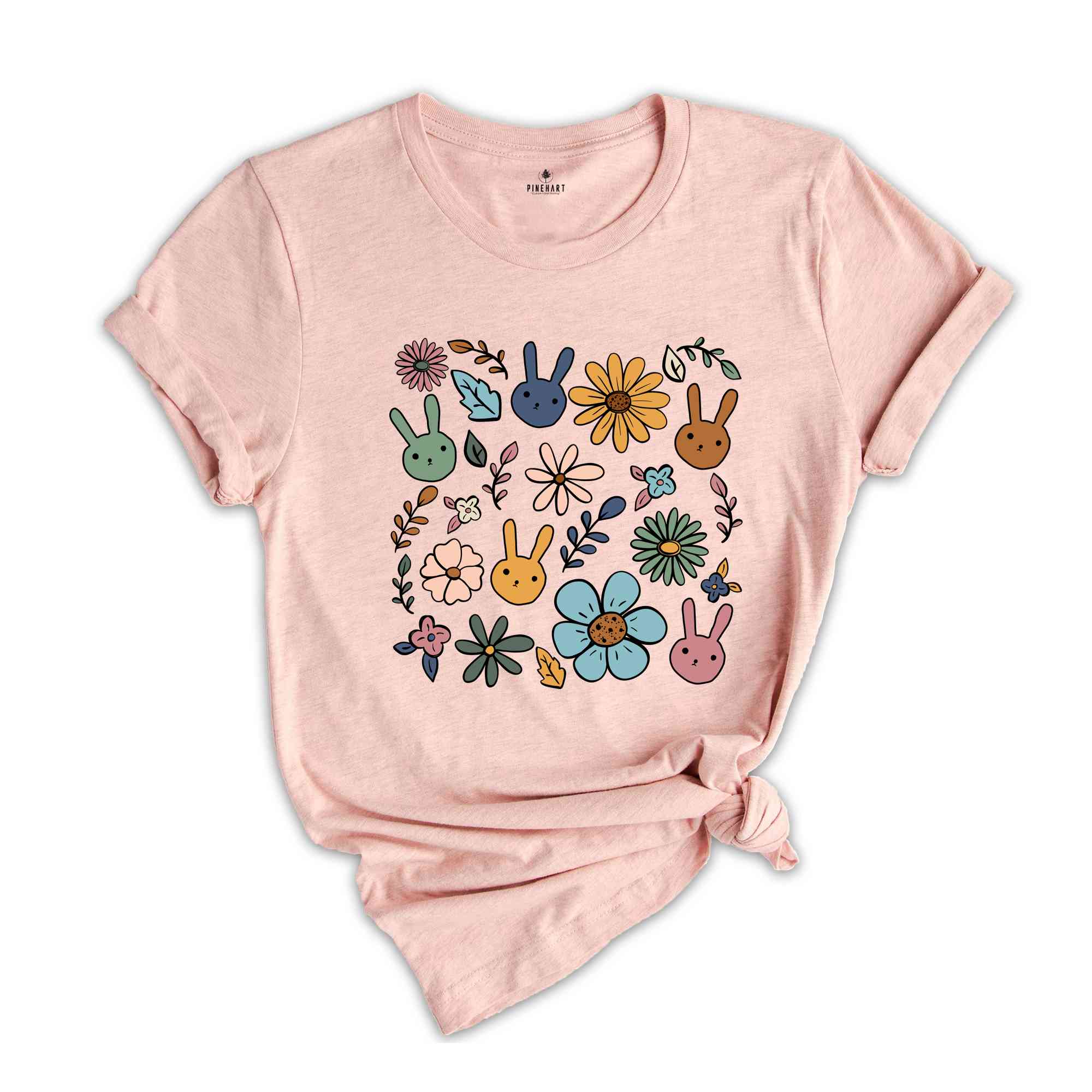 Easter Flower Shirt, Cute Easter Shirt, Easter Peeps Shirt, Easter Bunny Shirt, Cute Flower Shirt, Cute Easter Shirt, Easter Day Gift