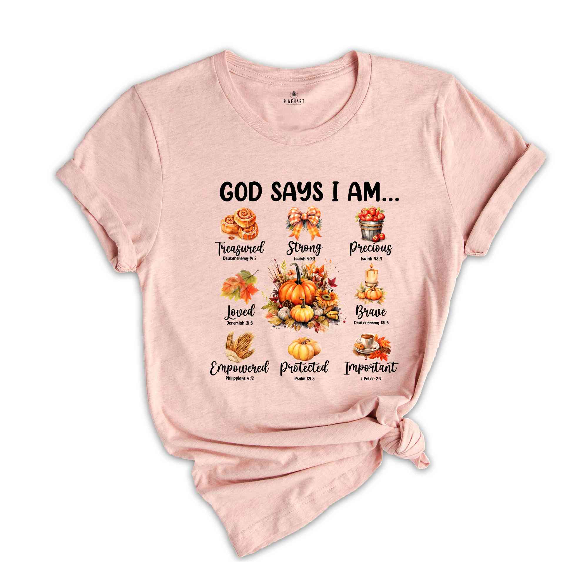 God Says I Am Shirt, Cute Fall Shirt, Fall Vibes Shirt, Halloween Shirt, Religious Shirt, Halloween Gift, Christian Shirt, Spooky Vibes