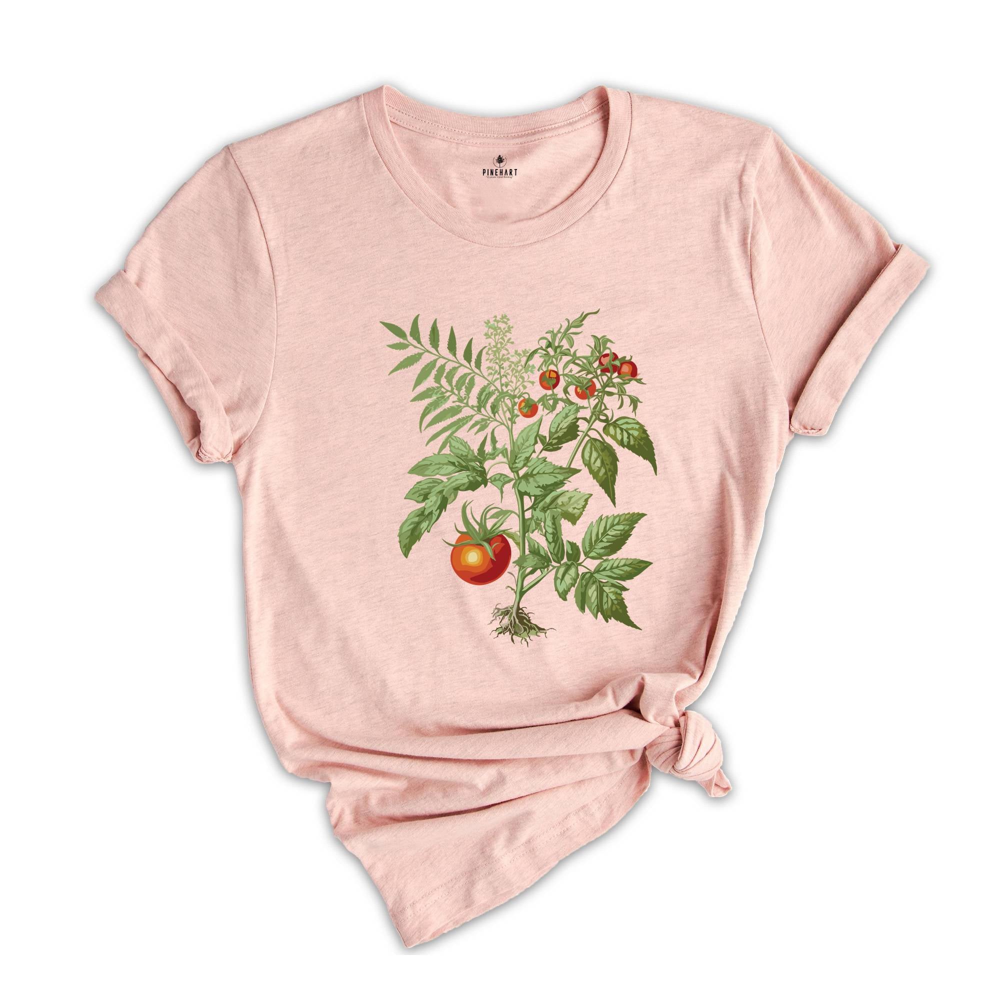 Tomato Shirt, Tomato Girl Shirt, Tomato Plant Shirt, Tomato Gift, Gardener Shirt, Tomato Lover Shirt, Vintage Fruit & Vegetable Shirt