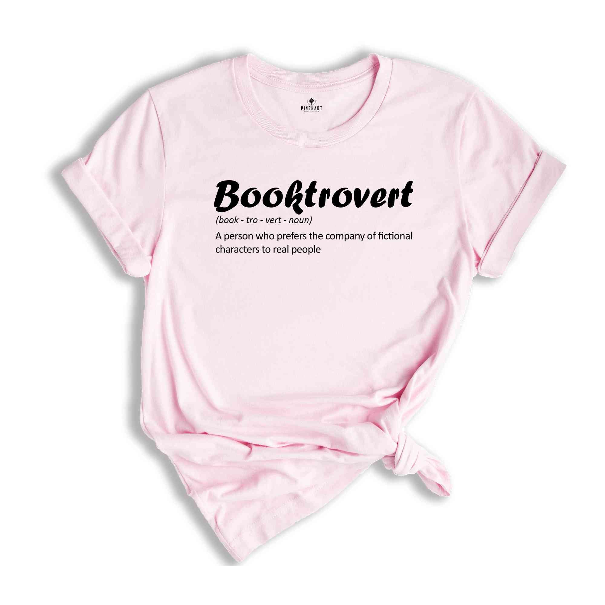 Booktrovert Definition T-Shirt, Book Lover Shirt, Funny Anti-Social Shirt, Book Lover Gift, English Teacher T-Shirt