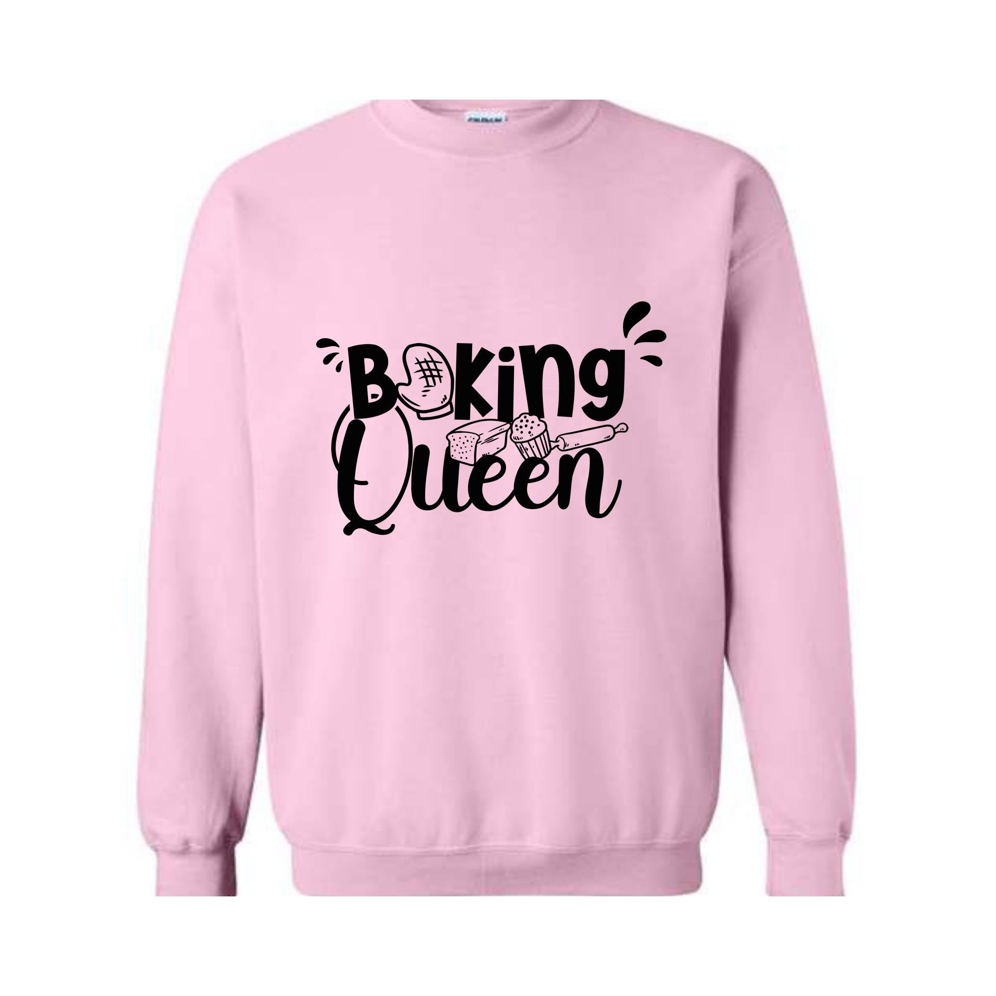 Baking Queen Sweatshirt, Cooking Lover Sweatshirt, Baking , Baking Lover Gift, Baking Sweatshirt, Baker Sweatshirt, Cooking Hood