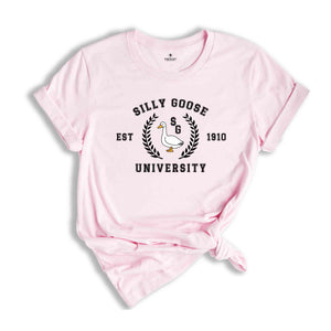 Silly Goose University Shirt, Est. 1910 Shirt, Funny Goose Shirt, Silly Goose College Shirt, Retro Goose Shirt, Vintage University Shirt