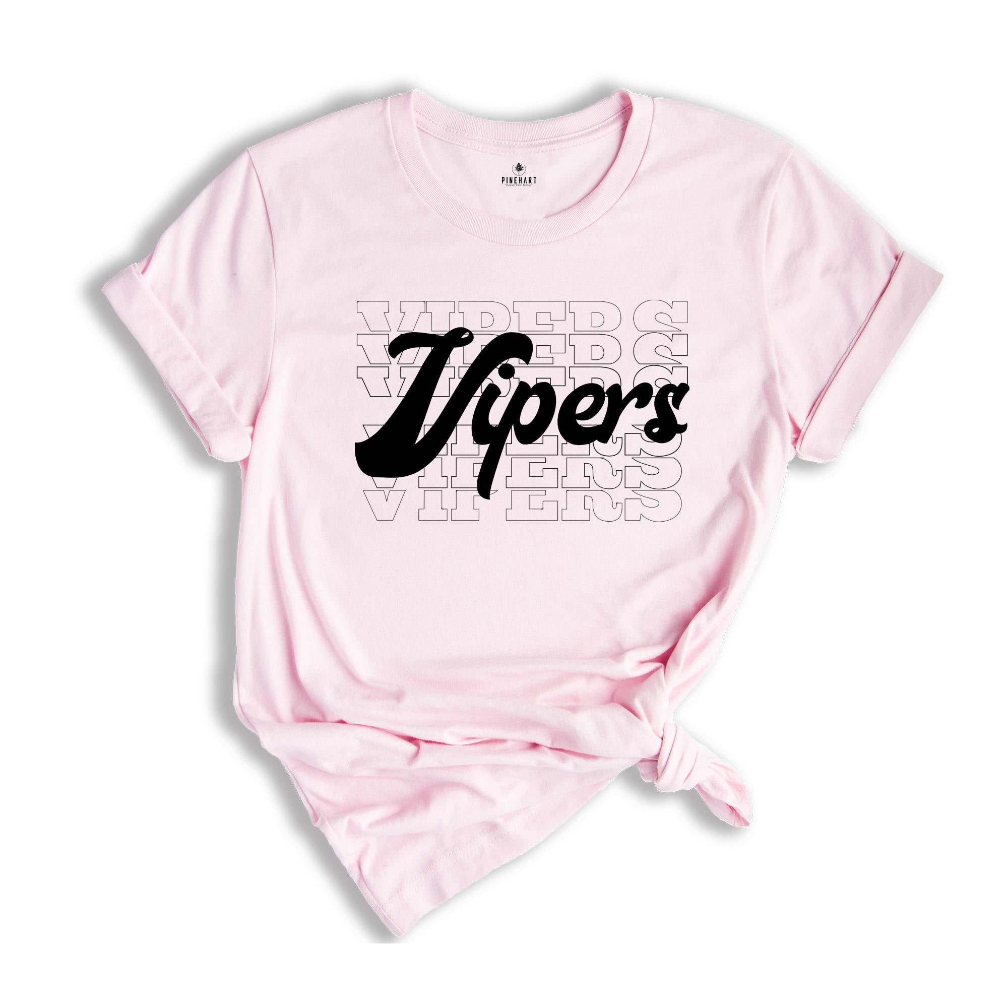 Team Mascot Shirt, Vipers Team Shirt, Vipers Team Spirit Shirt, Vipers Fan Shirt, Vipers School Shirt, Vipers School Spirit