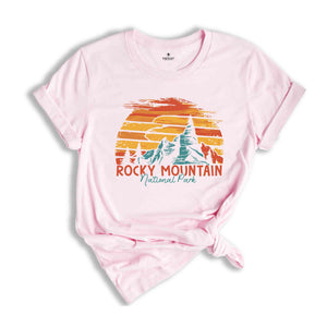 Retro Rocky Mountain National Park Shirt, Rocky Mountain T-Shirt, Adventurer Shirt, Adventure Lover Shirt, Nature Shirt, Mountain Shirt