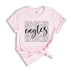 Team Mascot Shirt, Eagles Team Shirt, Eagles Football Shirt, Eagles Fan Shirt, Eagles School Shirt, Eagles School Spirit