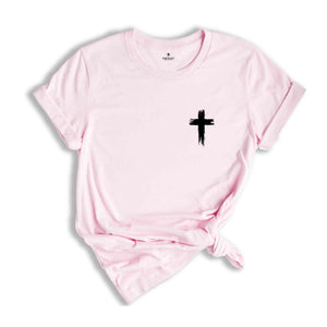 Rugged Cross Christian T-Shirt, Jesus Faith Based Shirt, Jesus Shirt, Jesus Cross Shirt, Religious Shirt