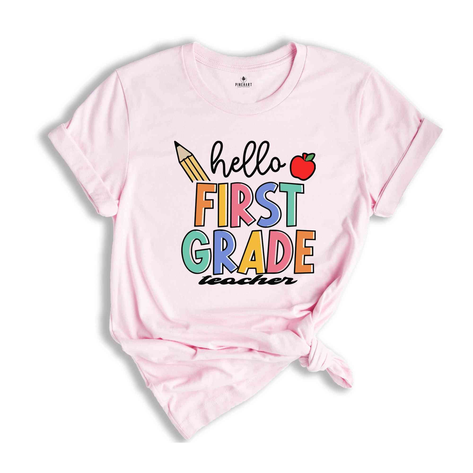 Guiding Bright Minds, First Grade Teacher Shirt