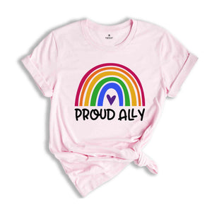 Proud Ally Shirt, Lgbt Support Tees, Pride Month Shirt, Bisexual Shirt, Equal Rights Shirt, Lgbtq Proud Ally, Trans Pride, Pansexual Tee