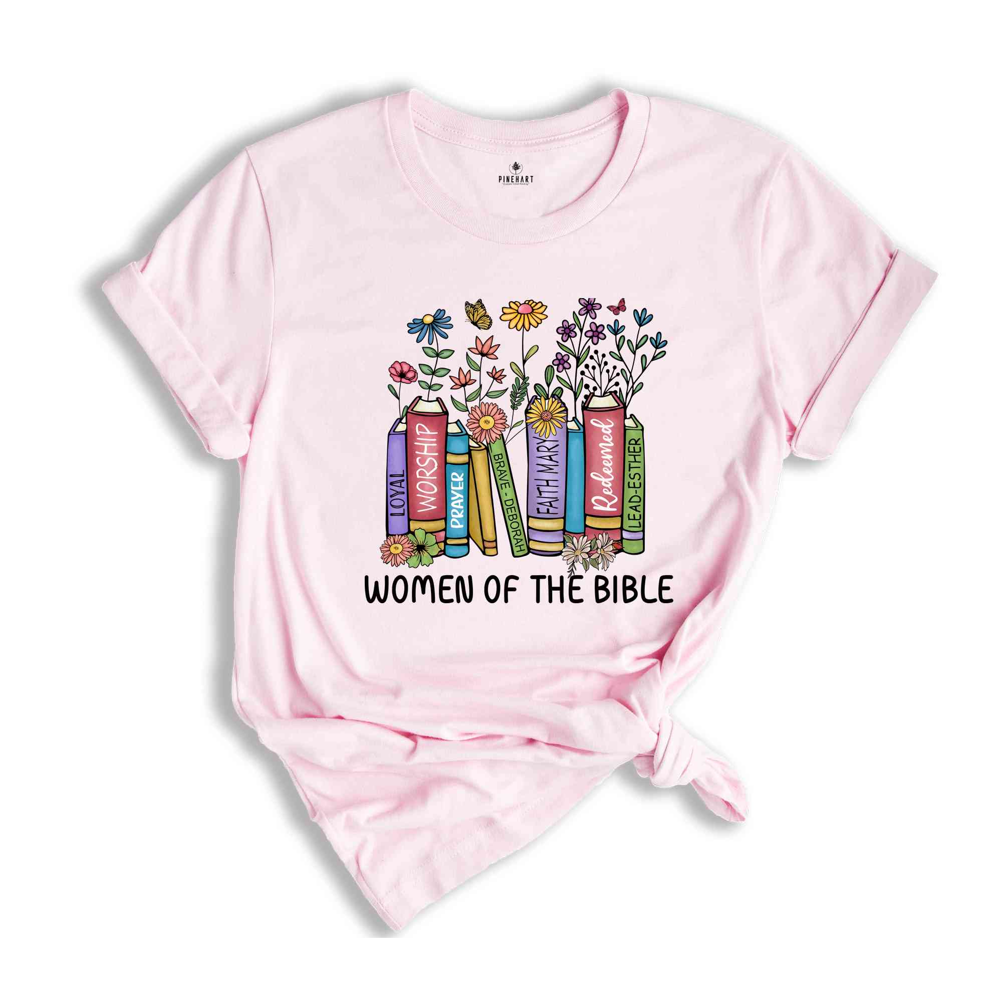 Women Of The Bible Shirt, Bookworm Tee, Librariam Shirt, Book Lover Shirt, Booktrovert Shirt, Book Lover Gift, Christian Shirt, Faith Shirt