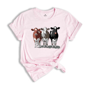 Cows Shirt, Western Shirt, Cow Lover Shirt, Funny Cow Shirt, Farm Lover Shirts, Farm Animal Shirt, Animal Lover Shirt