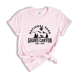 Grand Canyon National Park Est.1919 T-Shirt, Grand Canyon Tee, Camping Shirt, Nature Lover Tee, Explore Shirt, Adventure Shirt, Outdoor Tee