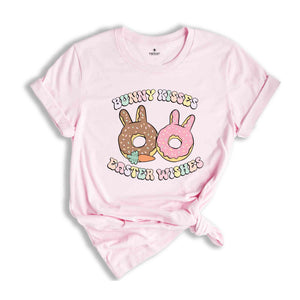 Bunny Kisses Easter Wishes Shirt, Easter Day Shirt, Easter Bunny Tee, Easter Day Gift, Cute Easter Day T-Shirt