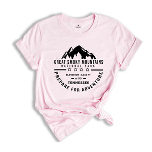 Smoky Mountains Shirt, Great Smoky National Park Shirt, Smoky Mountains Hiking Shirt, Smoky Mountain Trip Shirt, Adventurer Shirt