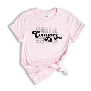 Team Mascot Shirt, Cougars Team Shirt, Cougars Team Spirit Shirt, Cougars Fan Shirt, Cougars School Shirt, Cougars School Spirit