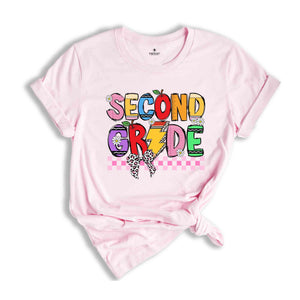 Hello Second Grade Shirt, 2nd Grade Shirt, Back To School Shirt, Second Grade Gift, Second Day Of School Shirt, Second Grade Teacher Shirt