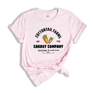 Cottontail Farms Carrot Company Shirt, Easter Day Shirt, Cute Easter Shirt, Funny Easter Shirt, Happy Easter Day, Easter Bunny Shirt