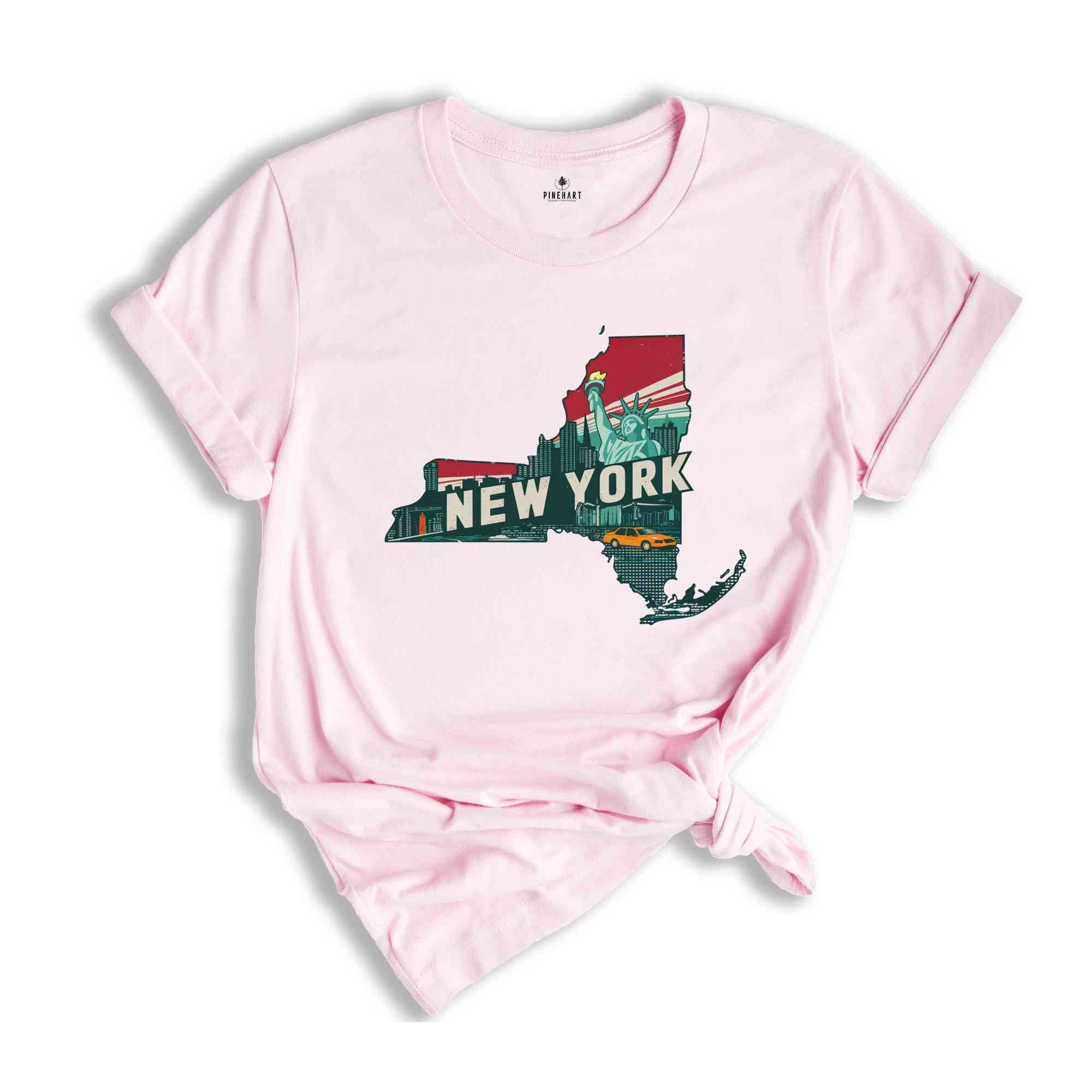 Retro State Of New York Shirt, State Of New York Shirt, State Shirt, New York Shirt, New York Lover Shirt, Family Trip Shirt, Travel Shirt