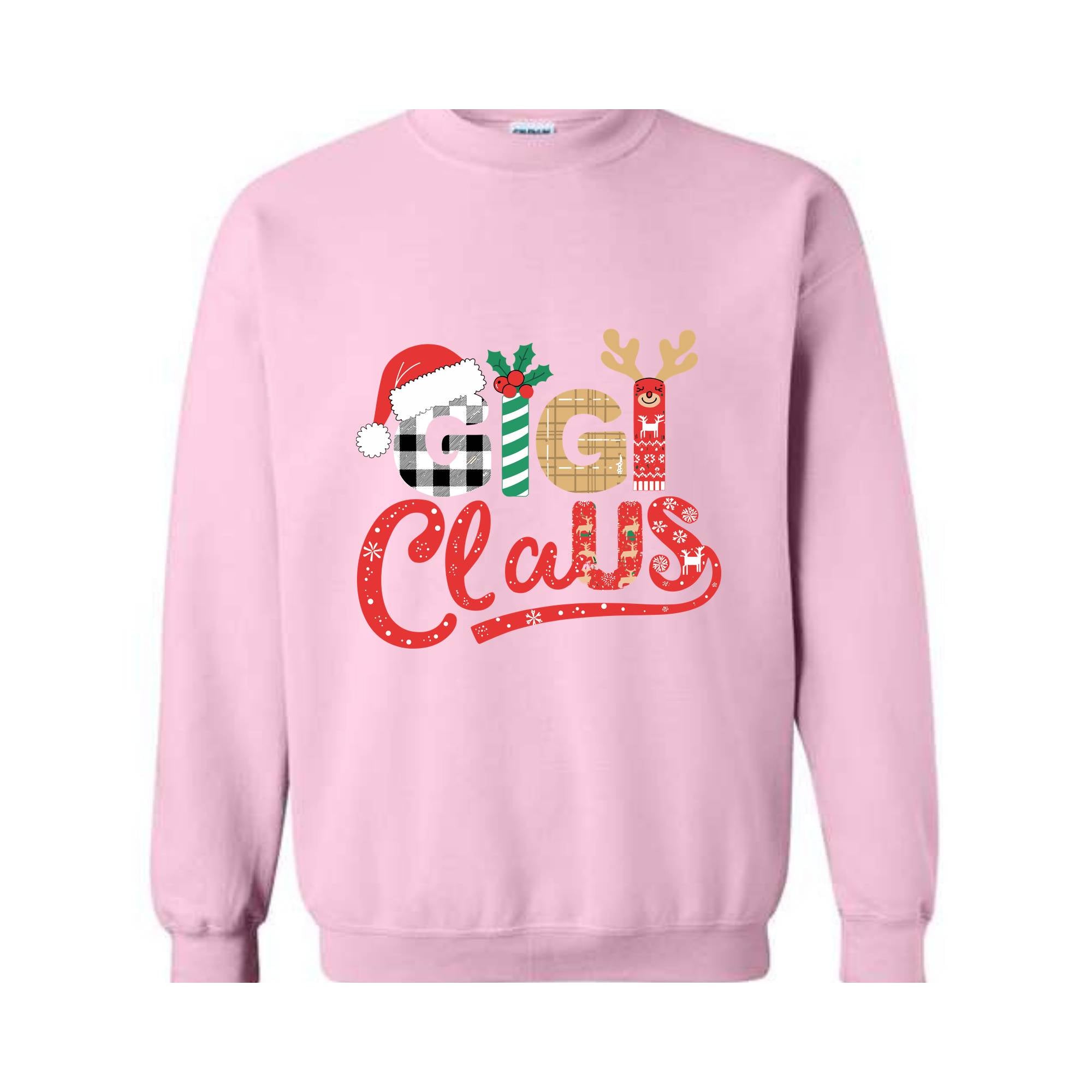 Gigi Claus Sweatshirt, Santa Claus Hoodie, Cute Gigi Hoodie, Grandma Hoodie, Funny Christmas Hoodie, Christmas Gigi gift, Grandma Gift